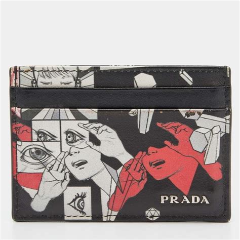 prada comic card holder|Women's Card Holders .